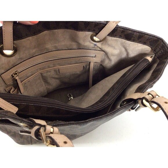 Michael Kors Leather Tote Bag Purse - Picture 10 of 12